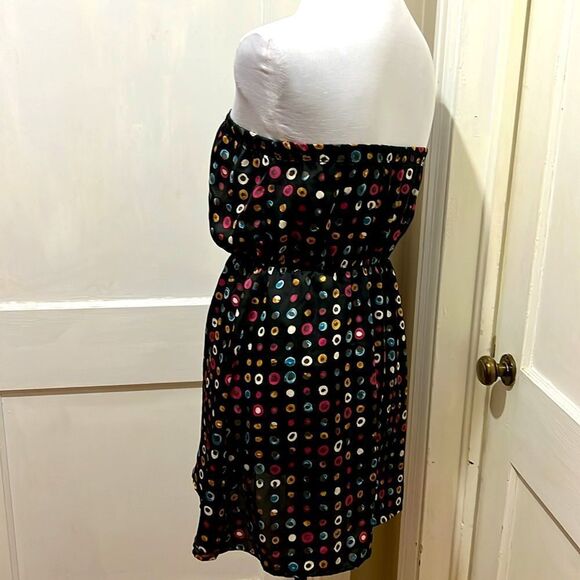 FINAL TOUCH Jewel Tone Strapless Sun Dress Women’s S - Spring 2024 - Picture 3 of 6